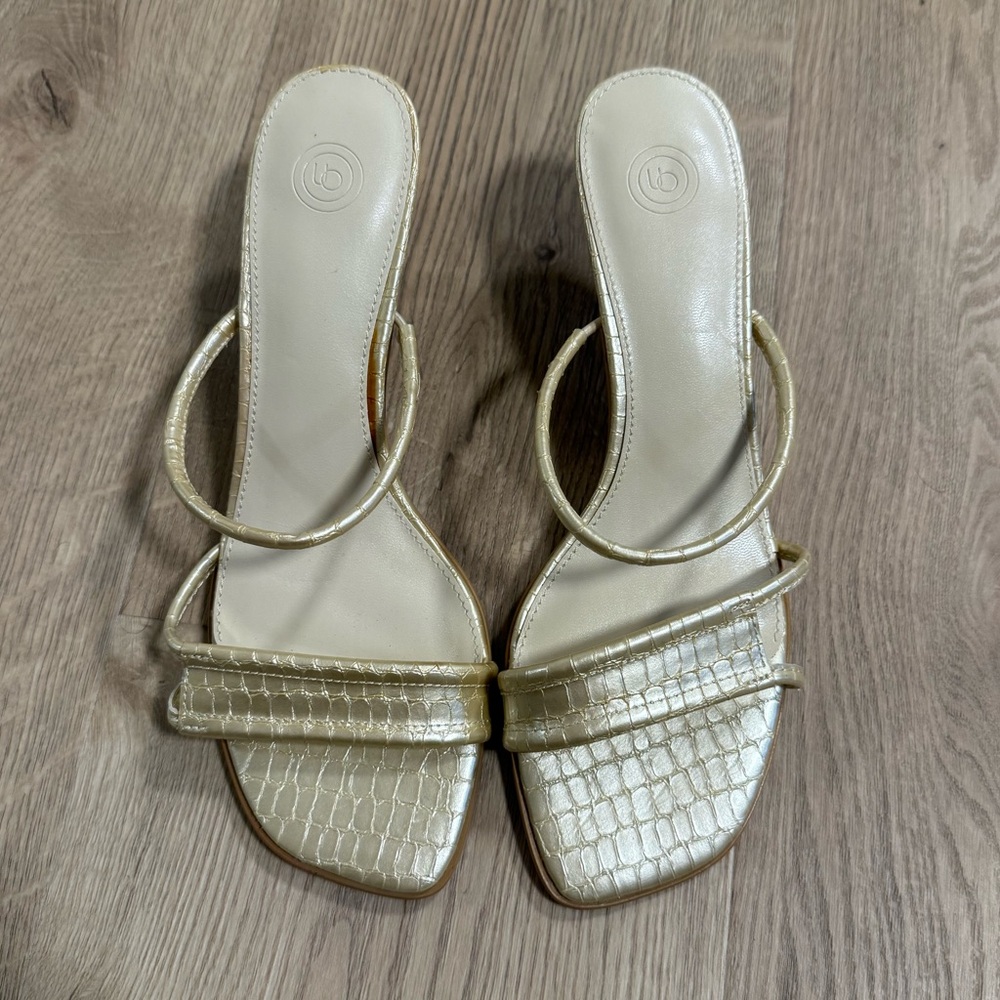 Gold Urban Outfitters Heels